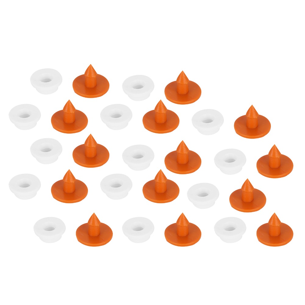 100 Sets Practical Plastic Rabbits Ear Tag Durable Soft Animal Identification Tag Numbered Ear Marker Meat Inspection