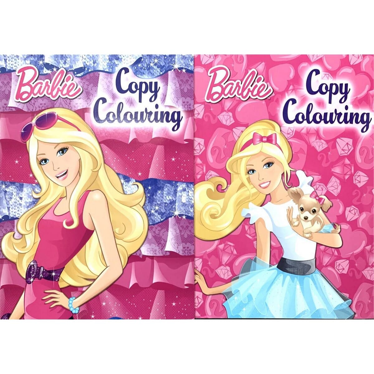 Combo Offer of Coloring Book - 2 Barbie Copy Colouring Books for Kids