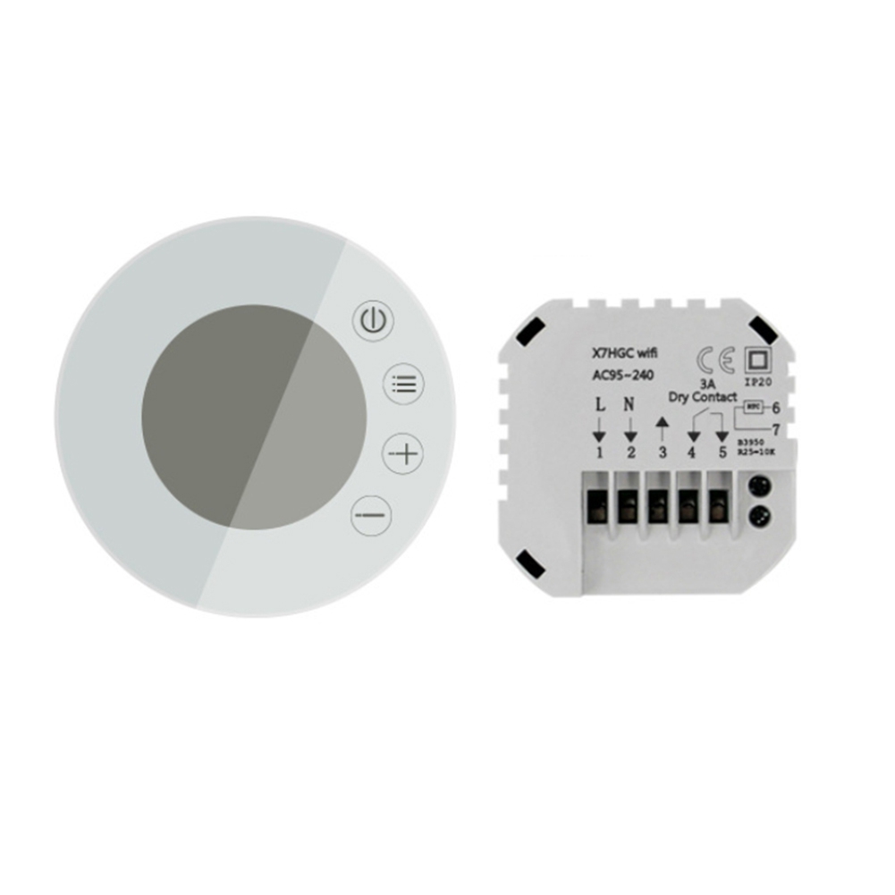 NCANRUI X7H TuYa Smart WiFi Thermostat Temperature Controller for Gas Boiler LCD Display Intelligent Thermostat Compatible
