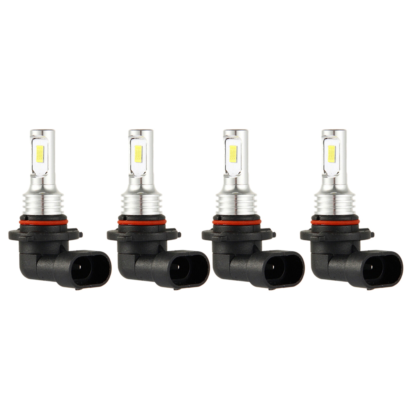 FORIDE 4X 9005 HB3 LED Headlight Bulbs Kit High-Beam 35W 4000LM 6000K White High Power