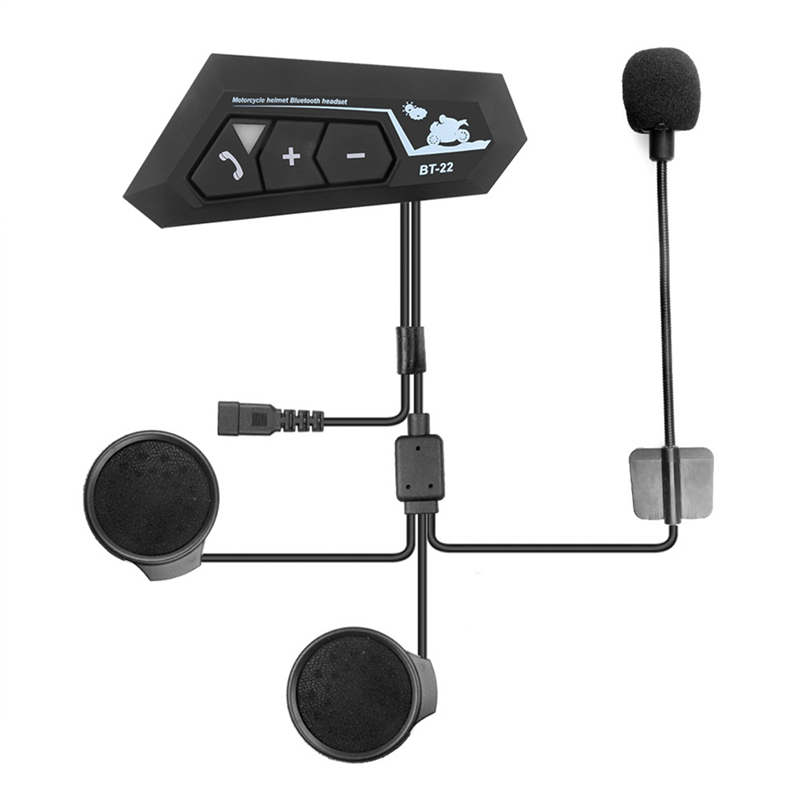 Helmet Headset Wireless Handsfree Bluetooth 5.0 Stereo Earphone