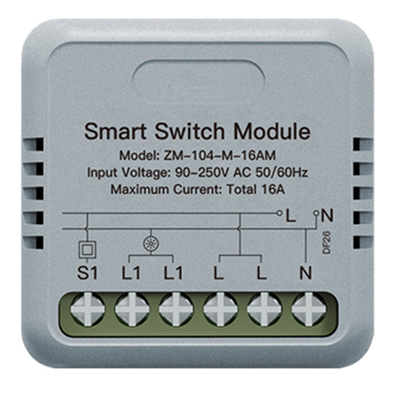 Tuya ZigBee Smart Switch Module Electricity Consumption Monitor Diy Breaker Light Switch 1 Gang for