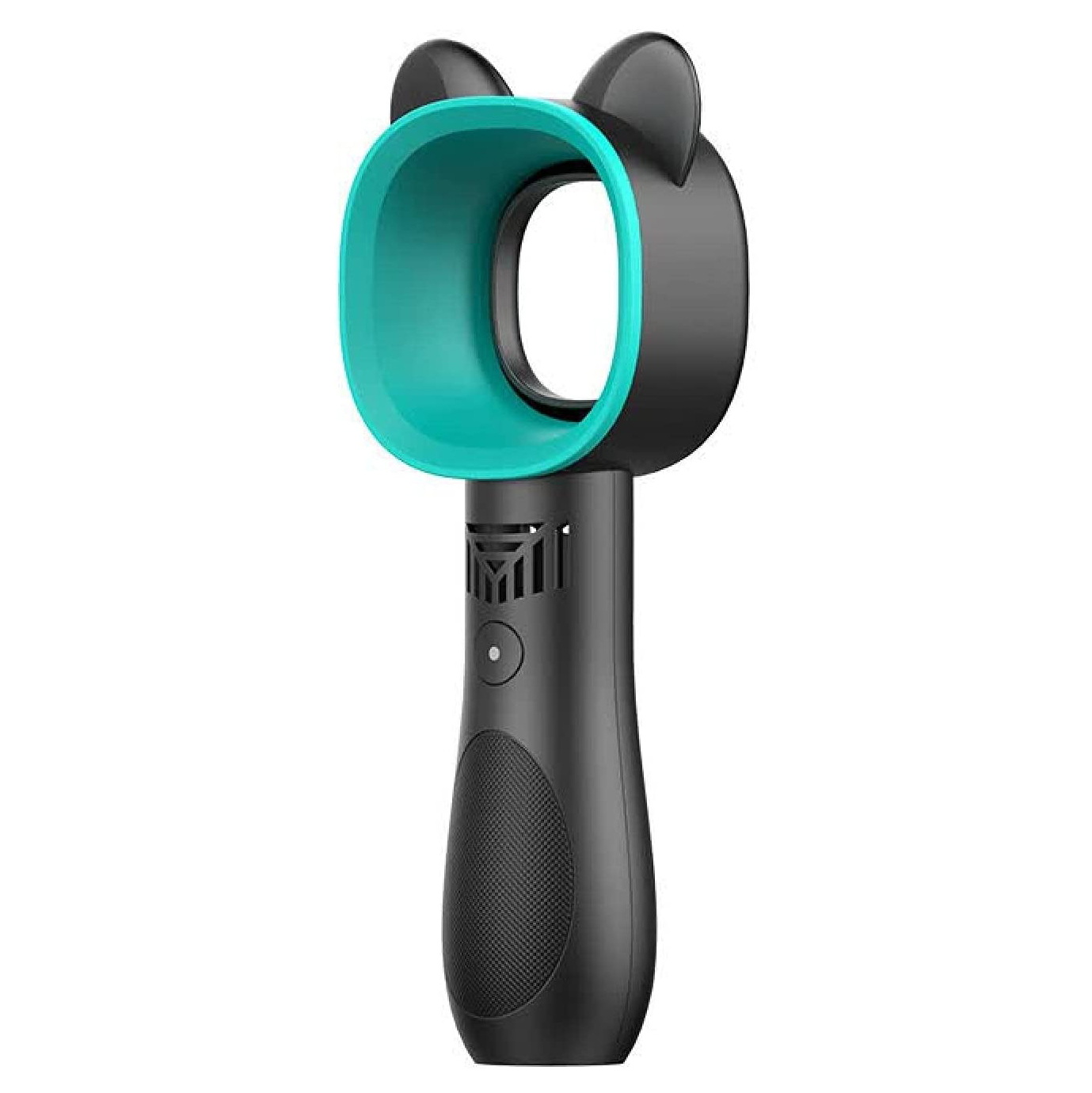 Leafless Fan Portable Handheld Mini Fan Small Personal Fan USB Rechargeable Fan for Home Office Travel Indoors,Black