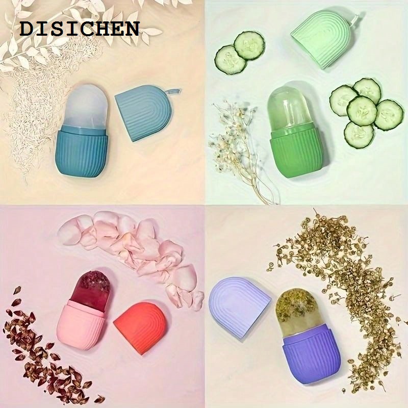 DISICHEN High Quality 1pc-Facial Ice Roller Beauty Massage Facial Ice Roller Facial Ice Cream to Remove Swelling Facial Ice Mold