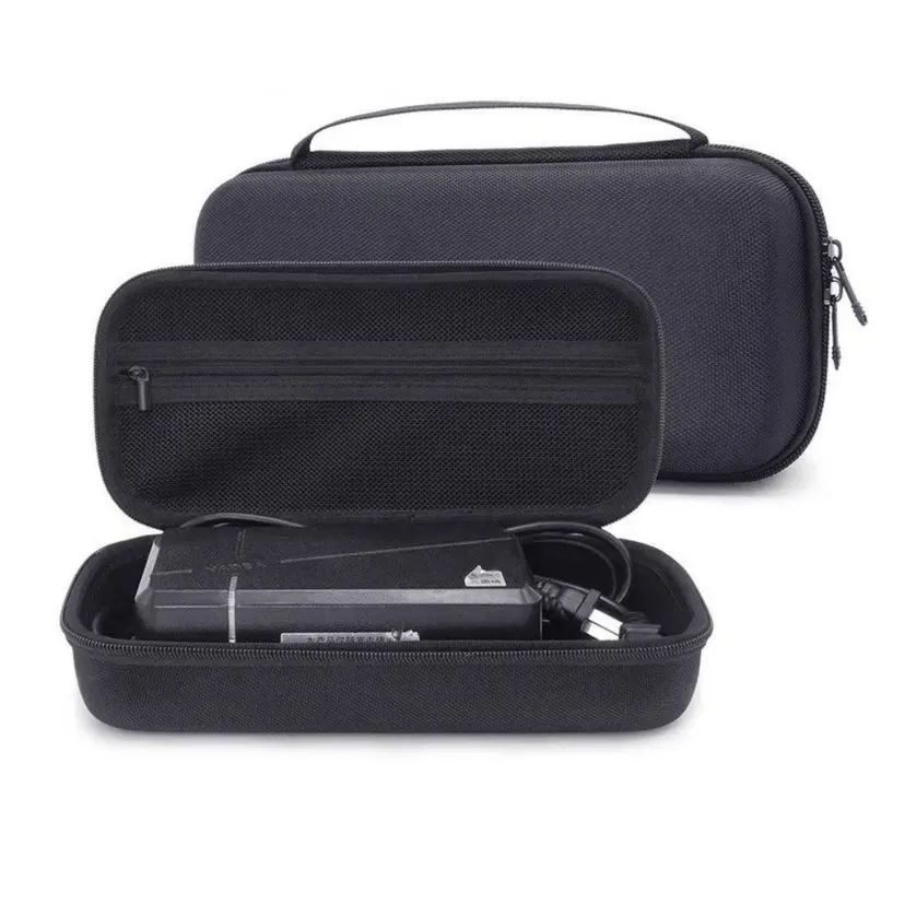 2024 EVA Storage Bag Hard Waterproof Motorcycle Charger Case Multi-sizes Shockproof Electric Car Power Organizer