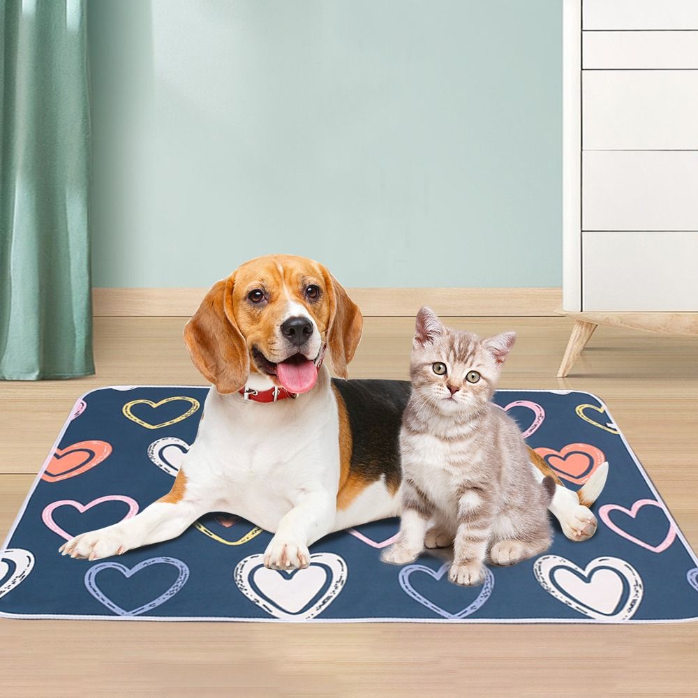 Dog Training Pad Reusable Pet Urine Pad Breathable Foldable Dog Diaper Washable Two-sided Dog Physiological Pad Kitten
