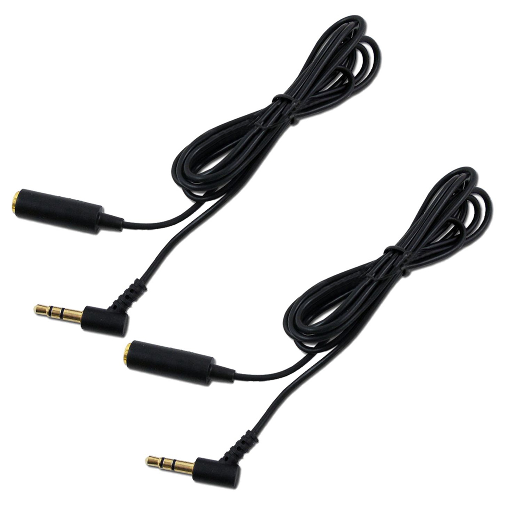 Spreeshop 2X New Replacement Audio Extension Cable 3.5mm Cord for ON EAR Headphones
