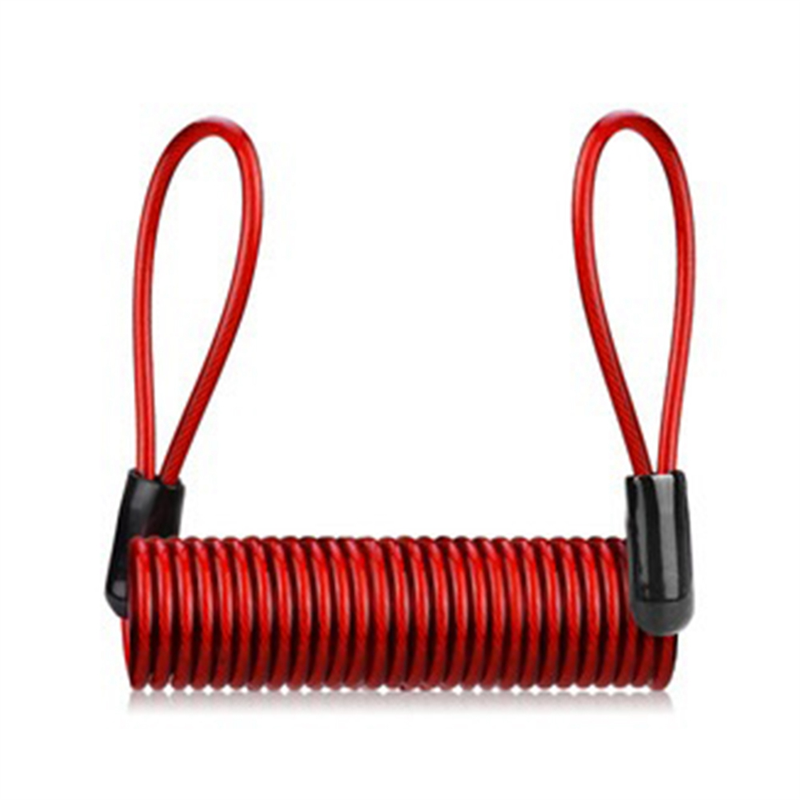 2 Piece Bicycle Disc Brake Lock Reminder Rope Wire Rope Red Brake Safety Rope for Motorcycle Bicycle Electric Car