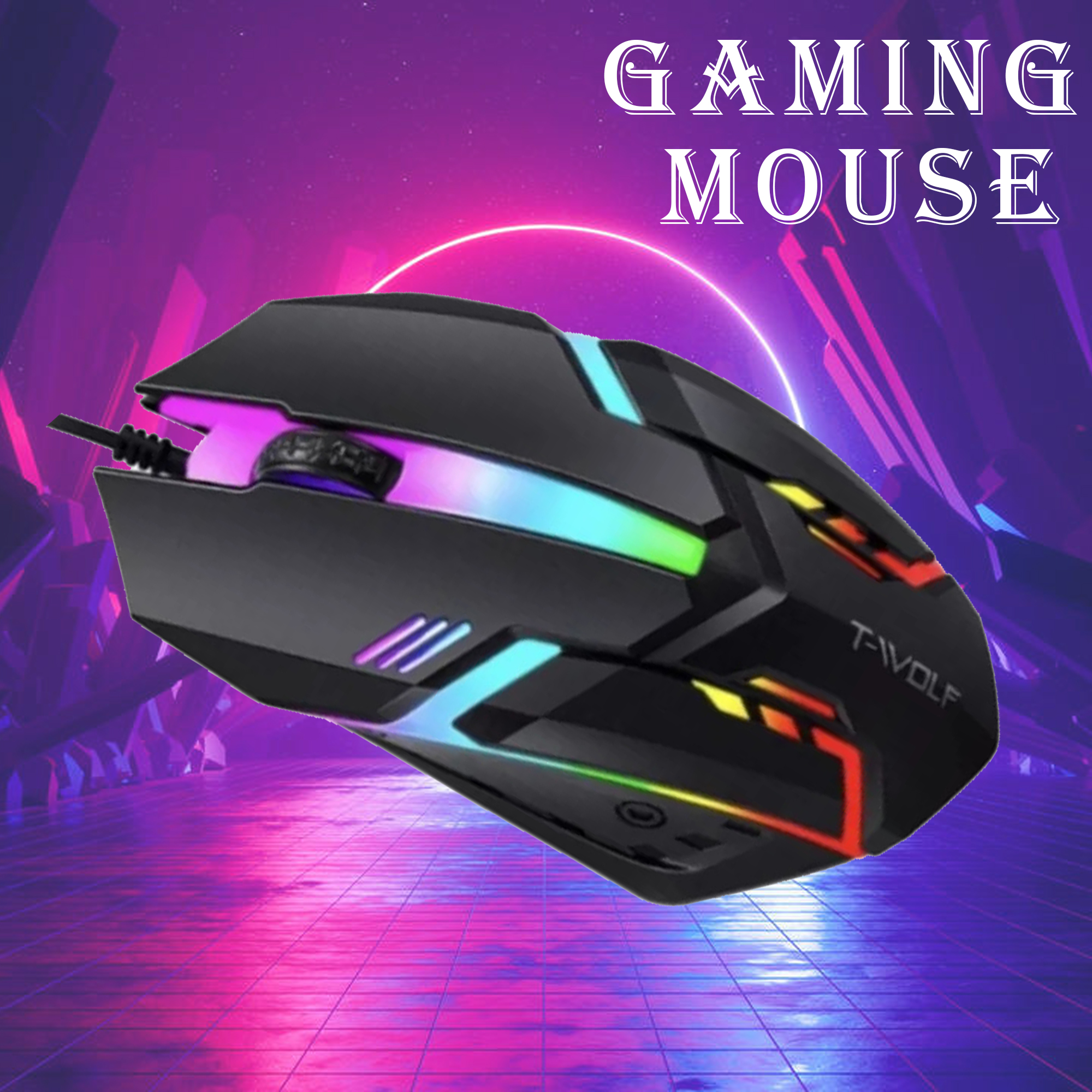 Aitnt Gaming Mouse With RGB Backlit