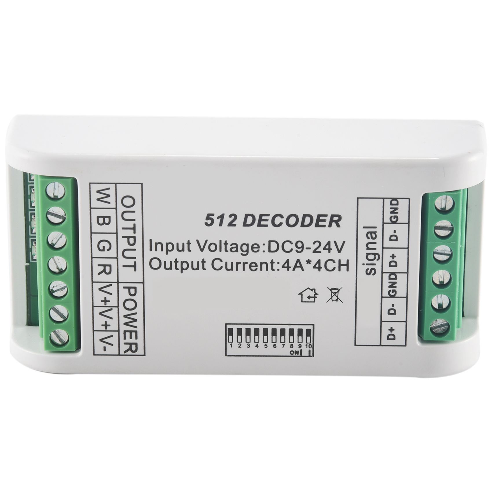 Mini 4 Channel RGBW Decoder 16A RGB RGBW Strip Controller