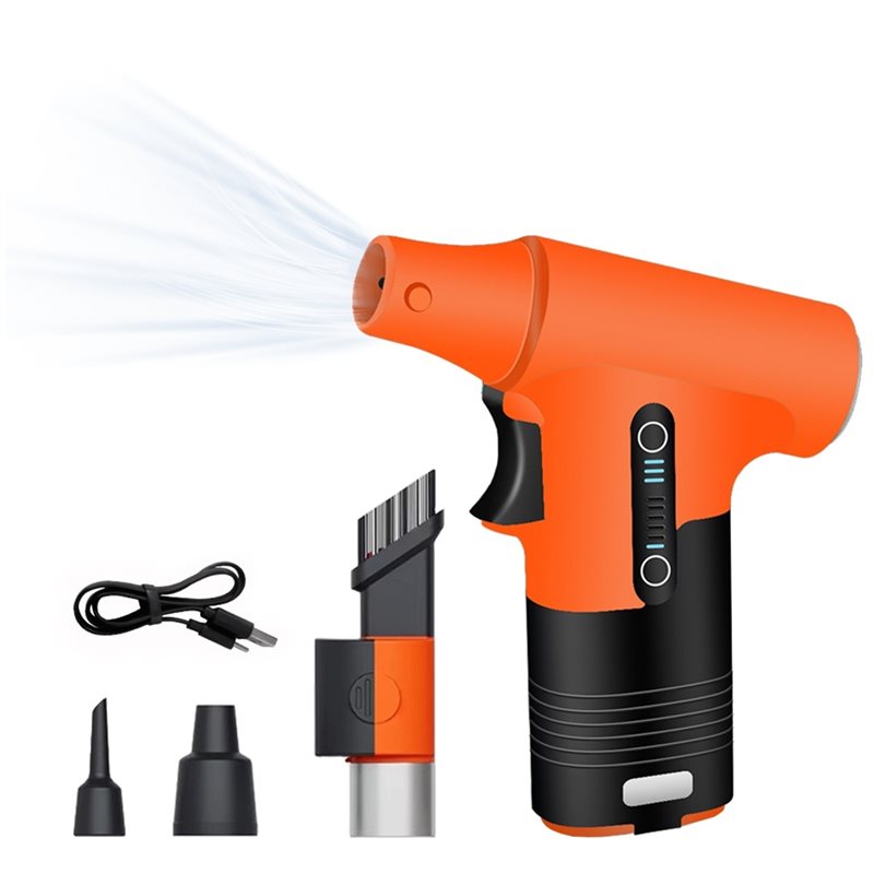 Mini Turbo Fan LED Display Brushless Jet Fan Electric Air Duster Dust Removal Jet Dry Blower