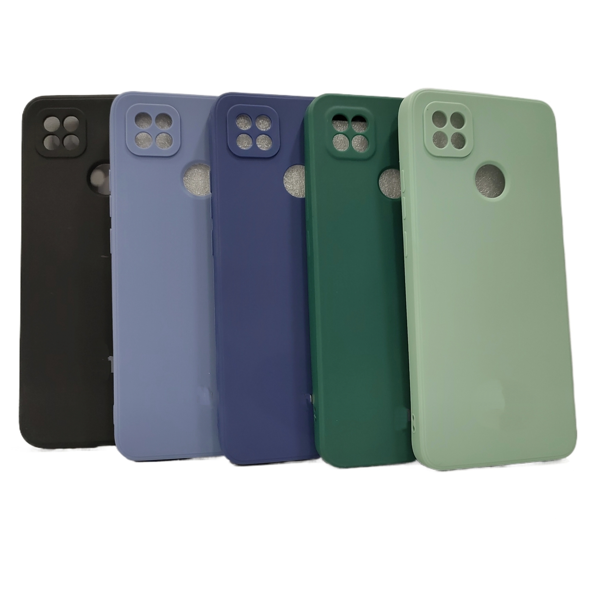 Redmi 9C /Redmi 9 Activ /Redmi 10A/ Poco C31 (All Same Size) Silicone Soft Cover Case -Microfiber Inside