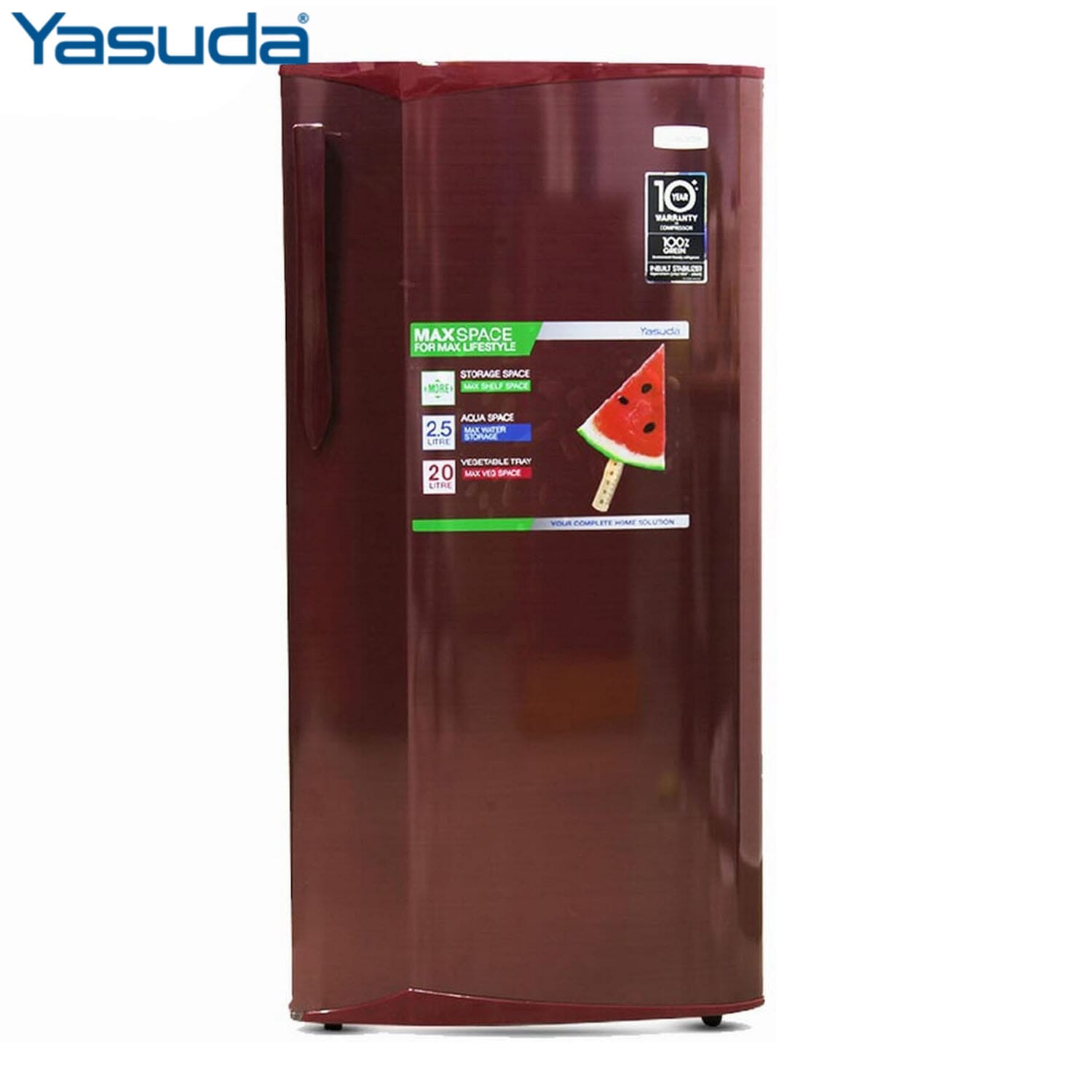 Yasuda Refrigerator single door fridge YGDC190BR