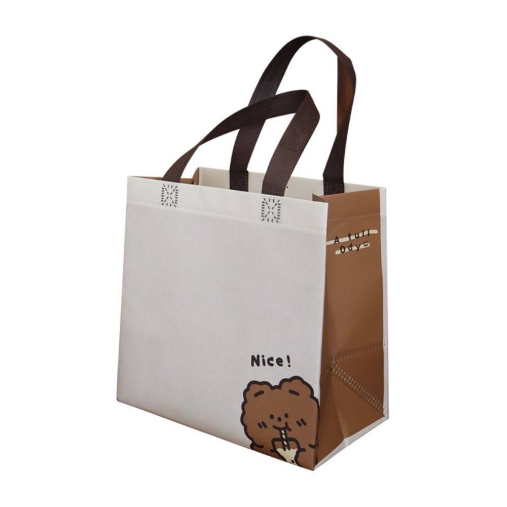 2024 Non-woven Fabric Shopping Bag Trendy Casual Handbag Waterproof Large Capacity Children Tote Bag Party