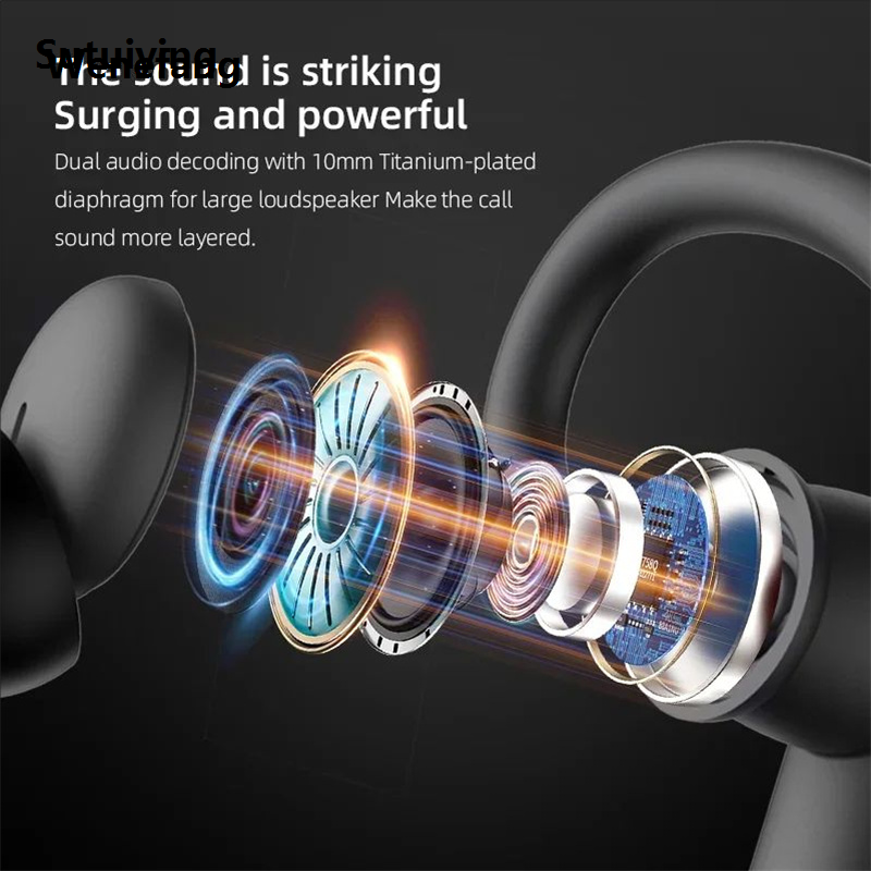Wenefang Sutuiying Wireless Bluetooth Headphones With Microphon Earphone ENC Noise Cancelling Portable High Quality Handsfree Talking Headset Busines Auriculares Driving