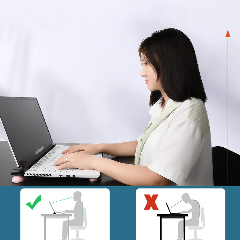 Vylon Silicone Mini Laptop Cooling Ball Notebook Portable Cooler Stand Feet Skidproof Pad Heat Reduction For Notebook Universal BYJ