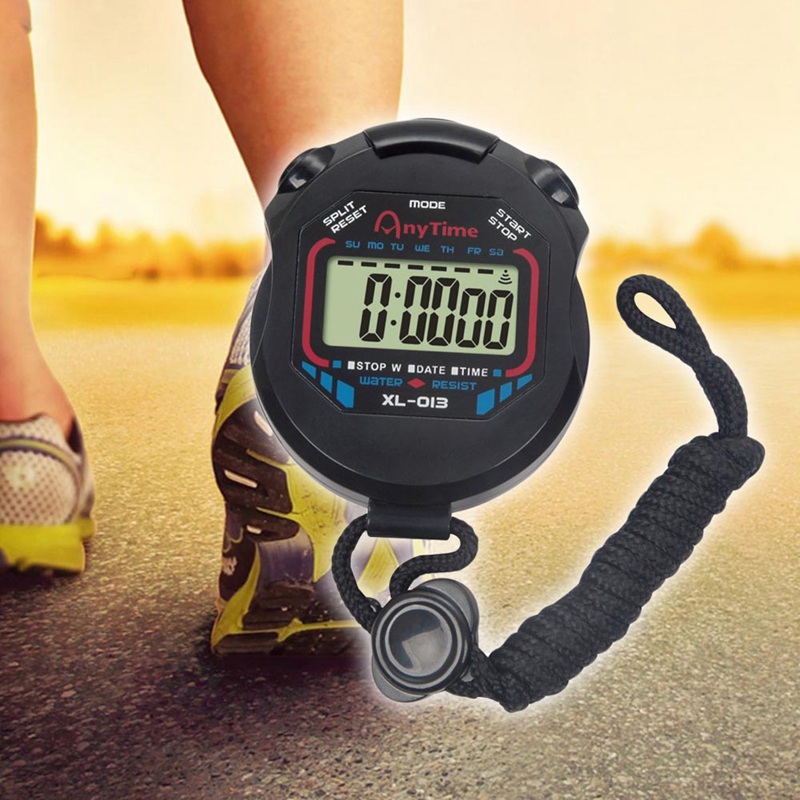 Digital Sports Waterproof Chronograph Day Timer Stopwatch With Compass