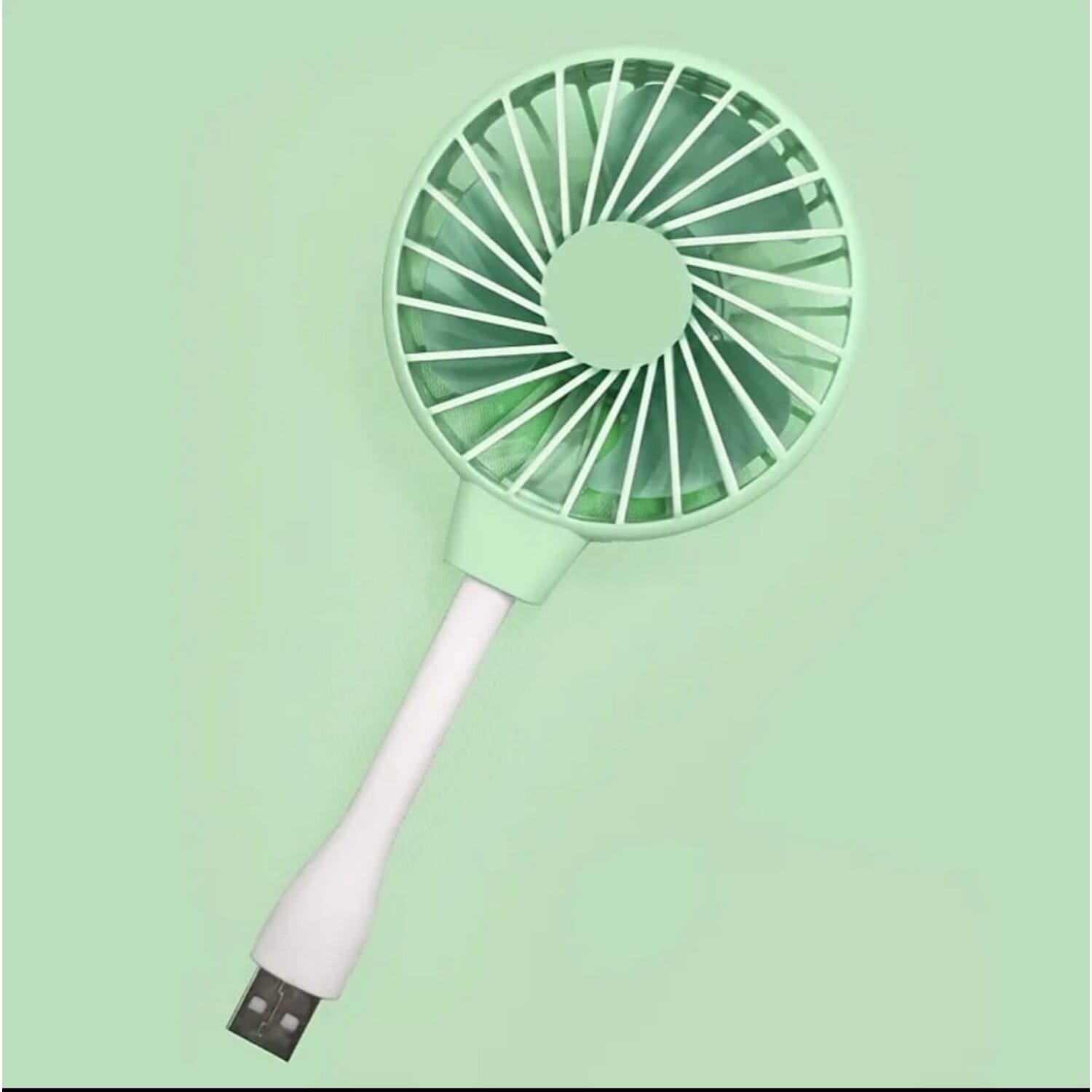 Portable Pocket Fan Desktop Fan Computer Fan USB Powered Cooling Fan Mini USB Fan with Flexible Neck for Computer Laptop(colour may vary)
