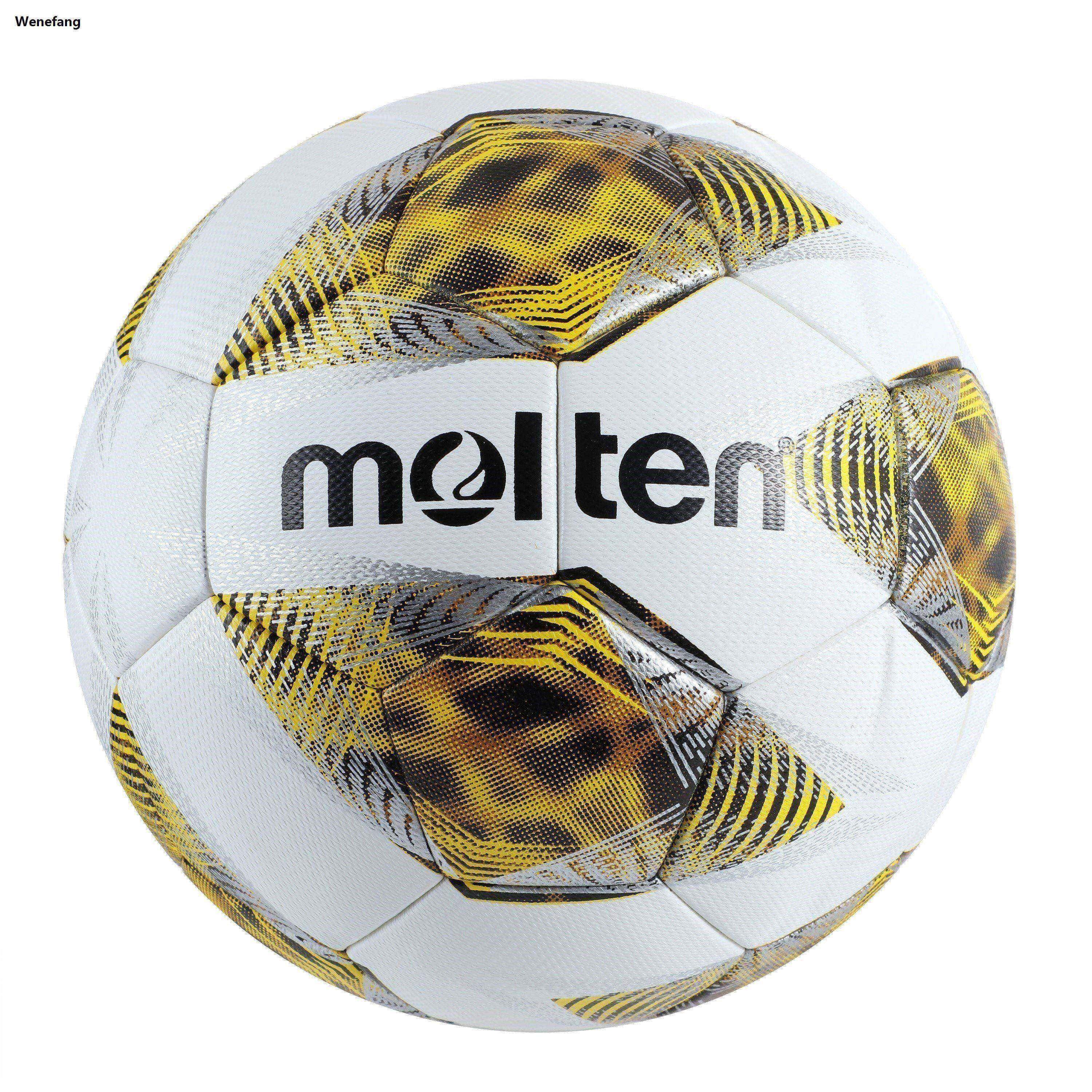 Wenefang Molten Soccer Competition Ball Soft Leather Football Professional New style Player Football Lover Student Sports Training Ball Size 4