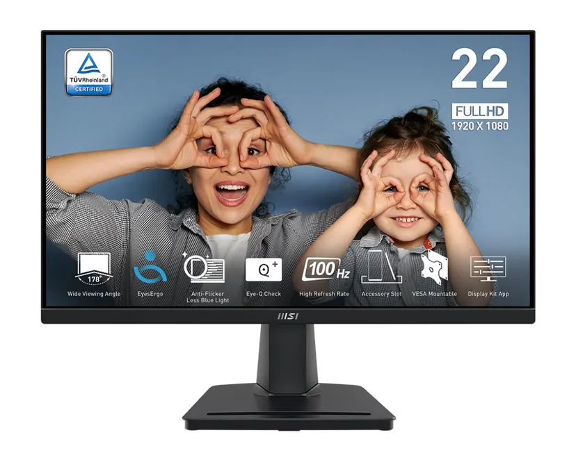 MSI PRO MP225V 22" Business Productivity Monitor