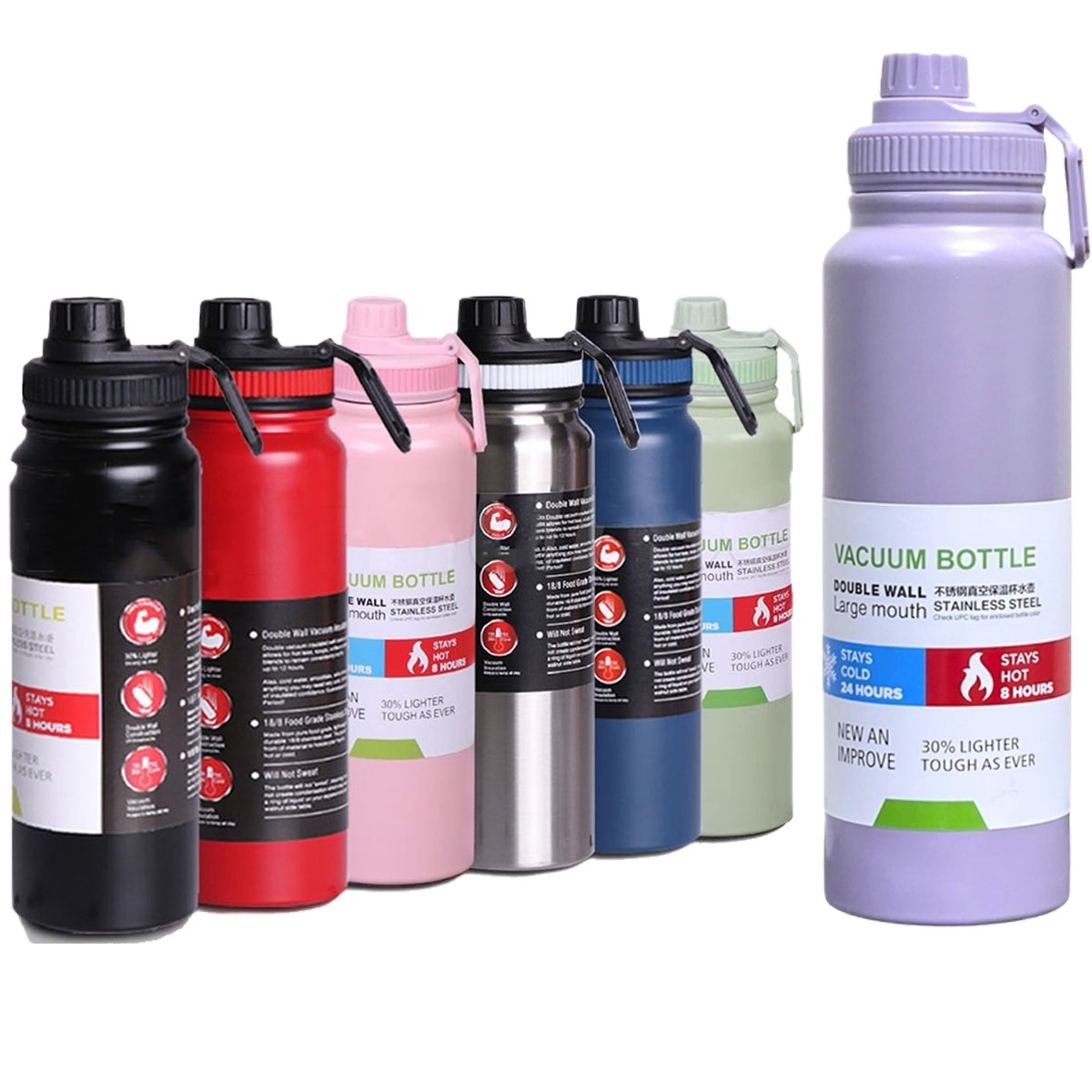 800ml. Stainless Steel Vacuum Tumbler Hot And Cold