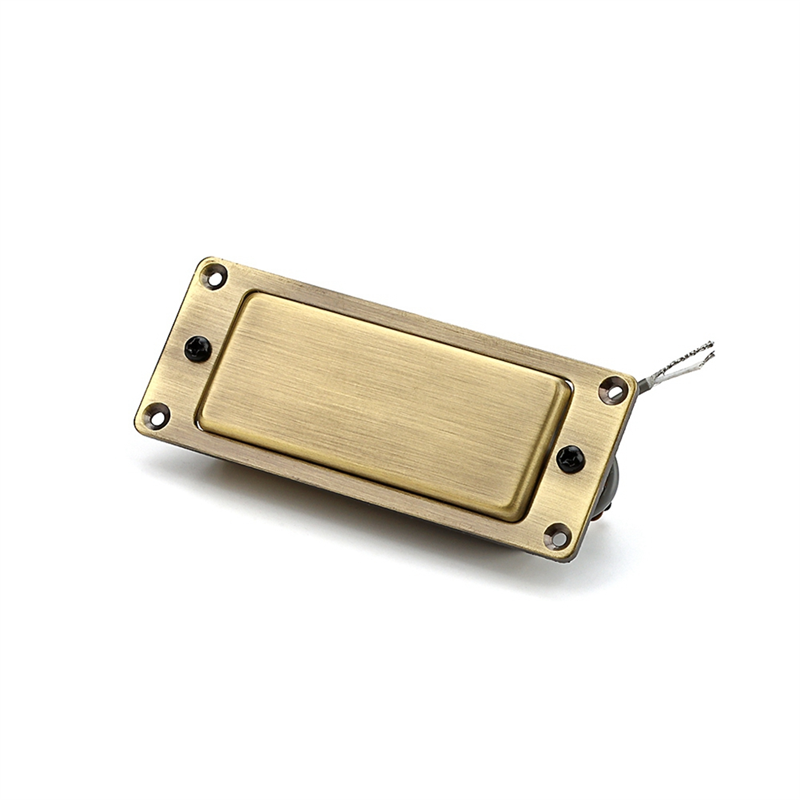 Sealed Humbucker Double Coil Pickup for Electric Guitar Bronze Vintage Bronze Small LP Style Pickup with 2-Core