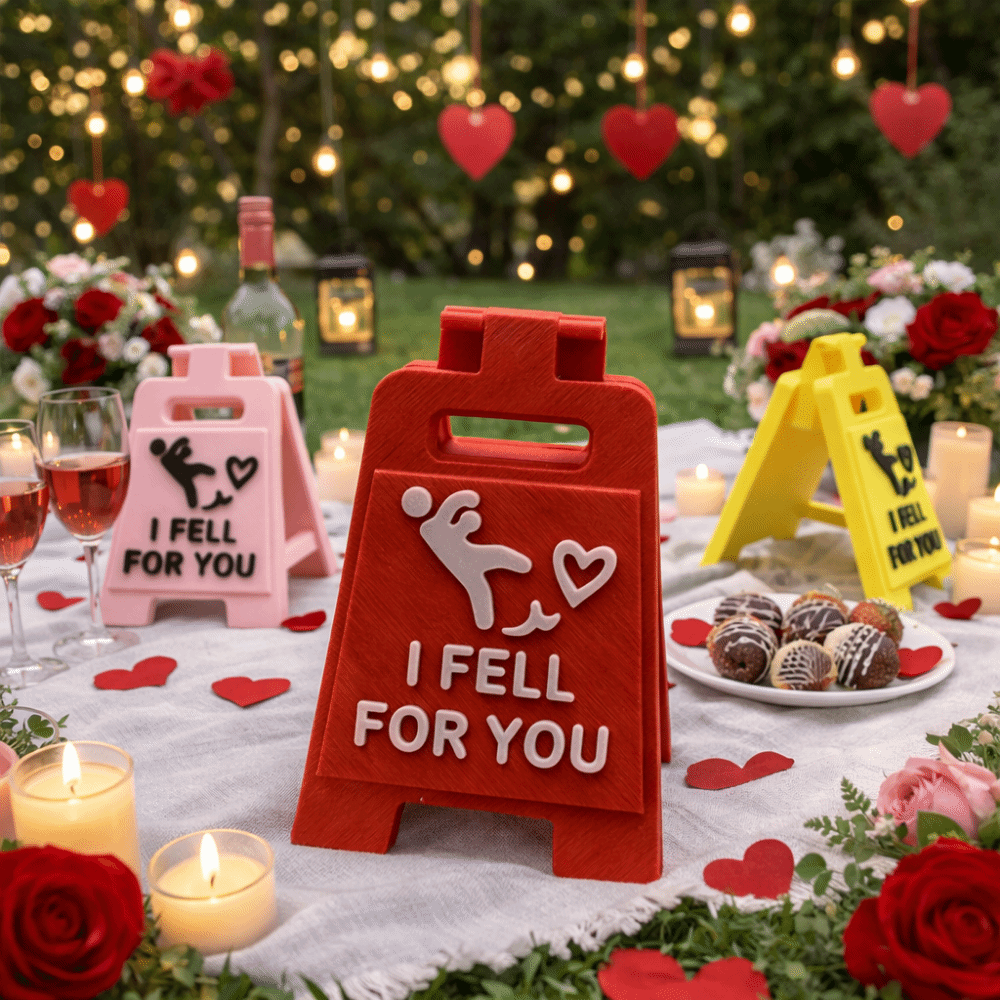 Love Sign Mini Size Falling In Love Signboard Interesting Design Desktop Ornament Love Letter Love Token Romantic Sign Wedding Gift