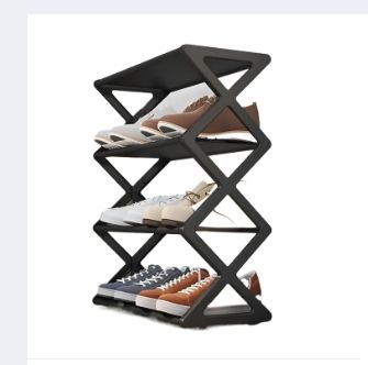 4 Layer Simple Multifunctional Foldable Shoe Storage Rack