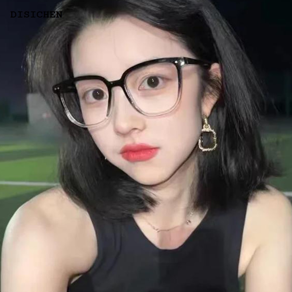 DISICHEN Sales promotion Fashion Transparent Computer Glasses Frame Women Men Anti Blue Light Square Eyewear Blocking Glasses Optical Spectacle Eyeglass