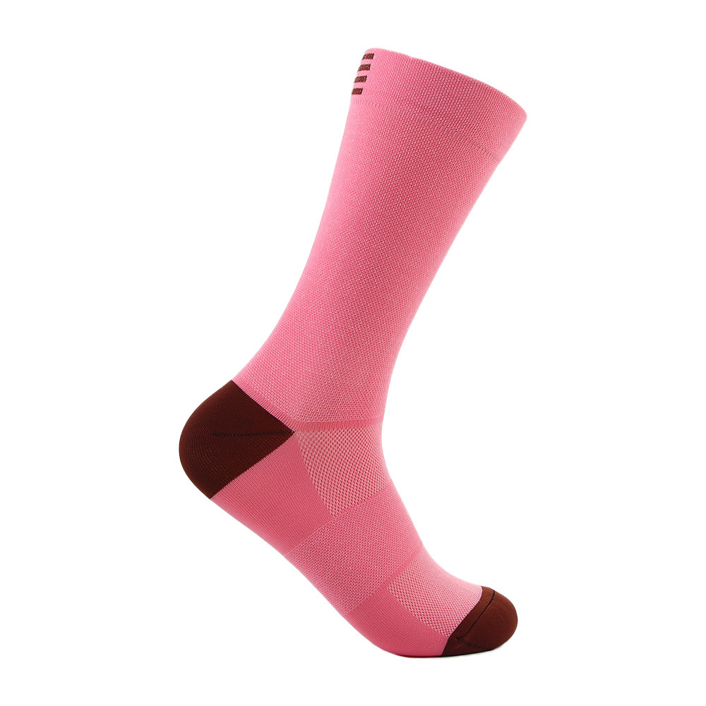 HOT 1 Pair Yellow Men Women Cycling Socks Outdoor Quick Dry Breathable Sports Socks Ride Compression Socks
