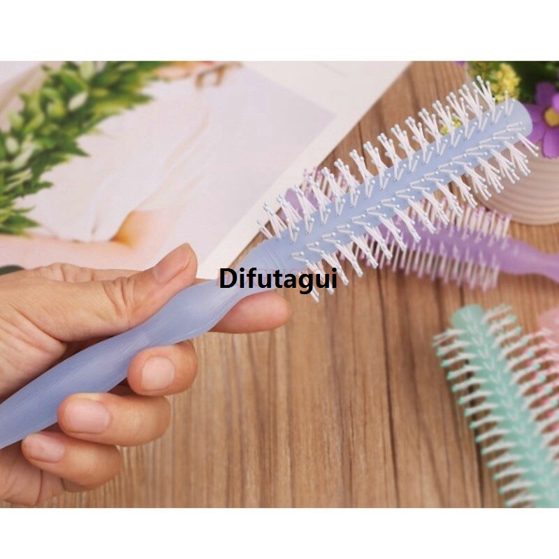 Difutagui 1 Universal Comb Plastic Multi-color Magical Sales promotion Round Curly Hair Bag for Men and Women
