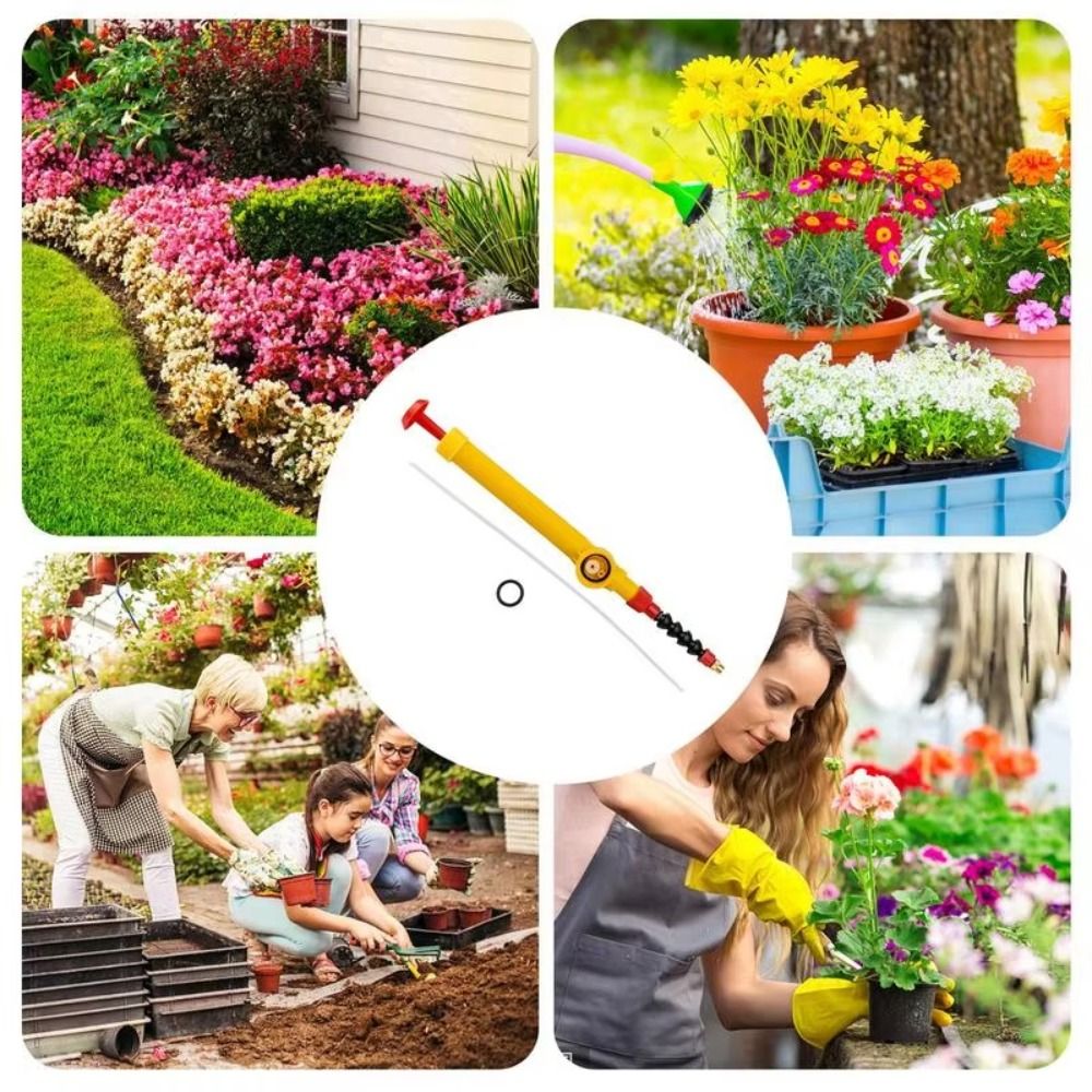 Portable 360 Degrees Adjustable Atomizing Misting Nozzle Brass High Pressure Irrigation Sprayers Universal Push-pull Manual Sprayer