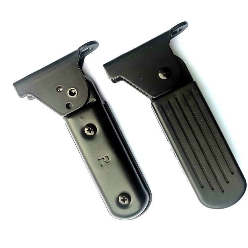 New QINNAIA 1 Pair Stable Seats Treadle Anti-rust L/R Marking Bicycle Seat Pedal Helpful Plastic Bike Rear Pedals Electric Scooter Bik