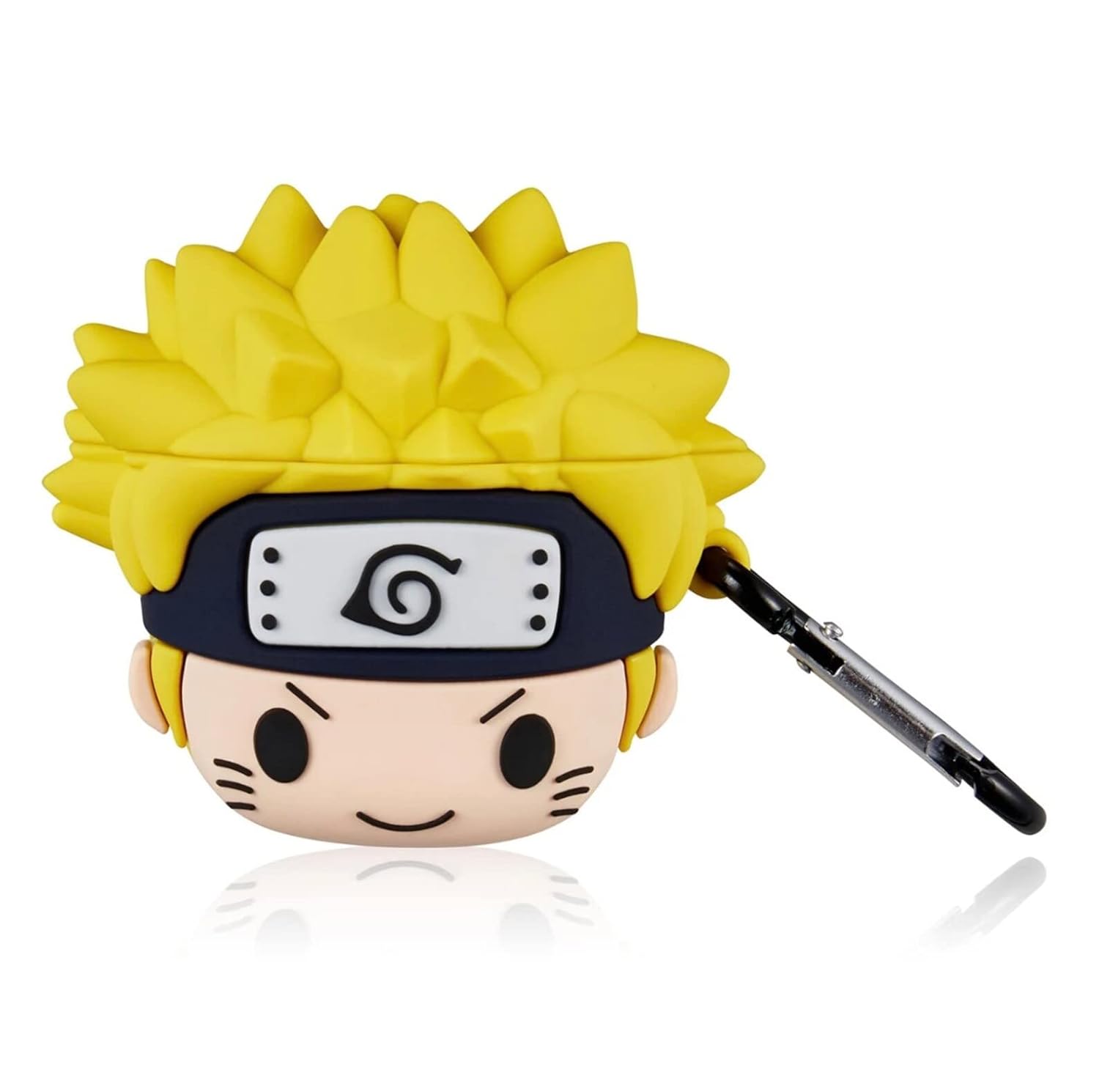 Soft Silicone Protective Case Cover with 3D Design Compatible with Apple AirPods Pro Shockproof Case Cover 3D Design (Earbuds Is Not Included) (Chibi Naruto)