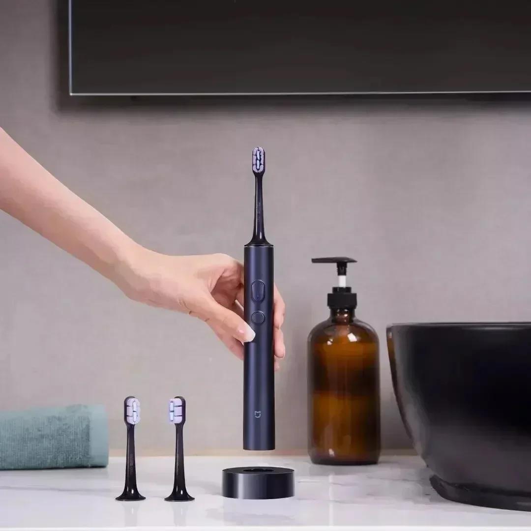 Bizzy XIAOMI T700 Sonic Electric Toothbrush Teeth Whitening Ultrasonic Vibration Oral Cleaner Brush Smart APP With Replacement Brush