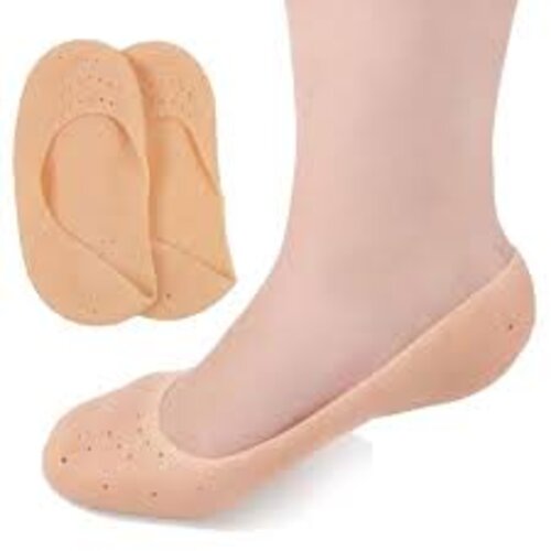 Silicone Heel Pad Socks For Heel Swelling Pain Relief, Anti Crack