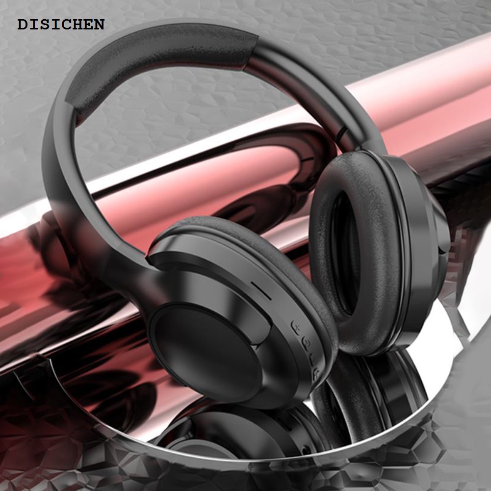 DISICHEN 【2025 Version】 Wireless Bluetooth 5.4 Headphones With Mic Noise Cancelling Headset Bass Stereo Sound Earphone Foldable Sports Gaming Headphone