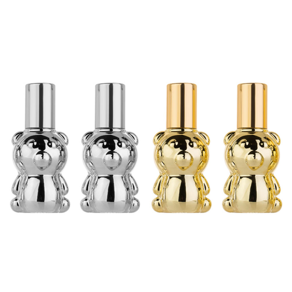 8ml Perfume dispenser bottle Compact Press mechanism Portable design Nano spray bottle Glass material Travel size Glass sample