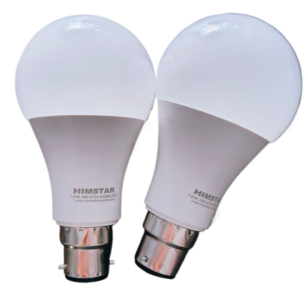 Himstar B22 High Power LED Bulb 12W, Set of 2