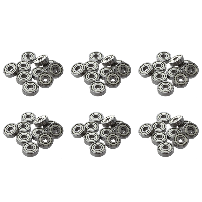 ZOROOM 60 Pcs 625ZZ 5mm X 16mm X 5mm Shielded Deep Groove Radial Ball Bearing