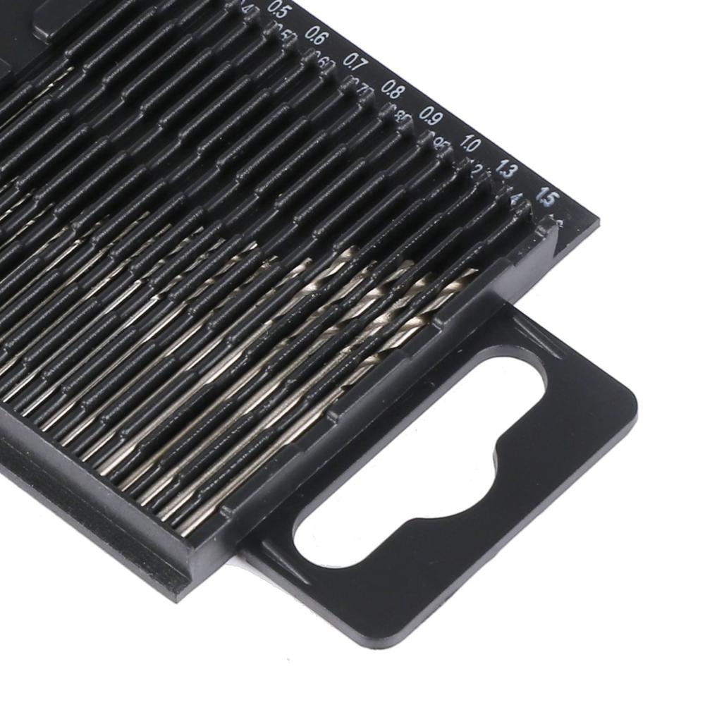 NEW 【Innovative design】20pcs/box High Speed Steel HSS Mini Drill Bit Set Tiny Small Micro Twist Drill Bits Model Tools Plastic/Wood Drilling 0.3-1.6mm