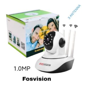1.0MP Fosvision Cctv Wireless Ptz Ip Camera 3 Antenna With Lan Port