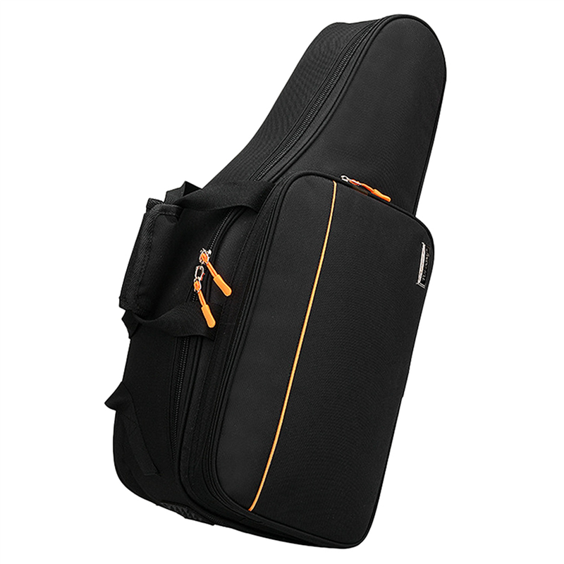 2X Saxophone Gig Bag Oxford Cloth Alto Sax Thickened Backpack with Double Shoulder and Extra Storage Space Loaded Music