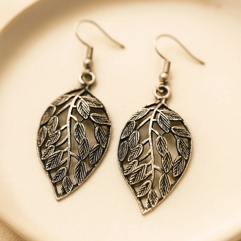 Mridu Exotic Flora Traditional Oxidized Earings for Women and Girls