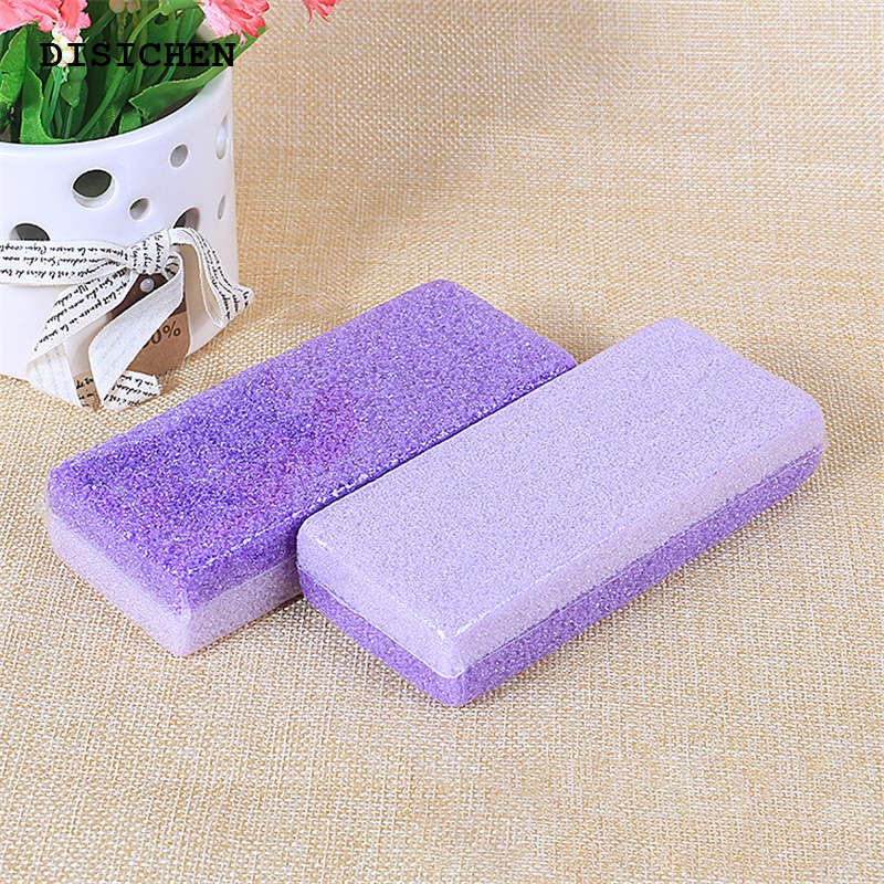 DISICHEN 2025 New 1PC Foot Pumice Stone Sponge Block Callus Remover for Feet Hands Scrub Manicure Nail Tools Professional Pedicure Foot Care Tools