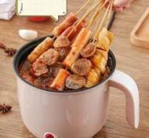 Portable Electric Non-Stick Hot Pot • Mini Rapid Noodle Cooker • Electric Momo Maker • Multifunctional Hot Pot for Dorm, Office & Travel