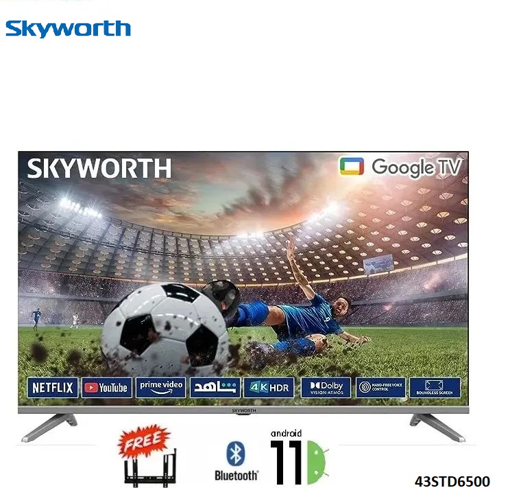 Skyworth 43STD6500- 43" FHD Smart TV Bluetooth Google Android 11