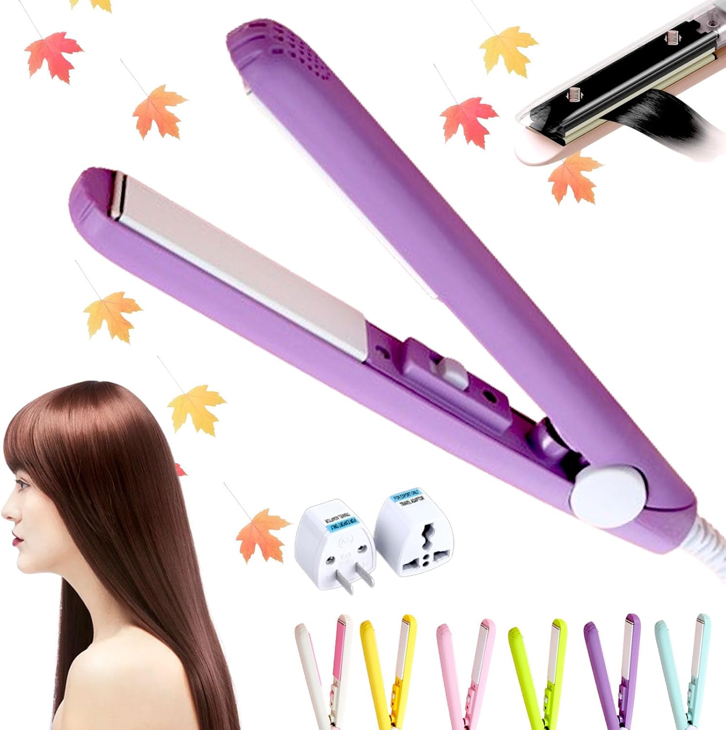 Portable Dual-Purpose Mini Curling Iron for Effortless Styling