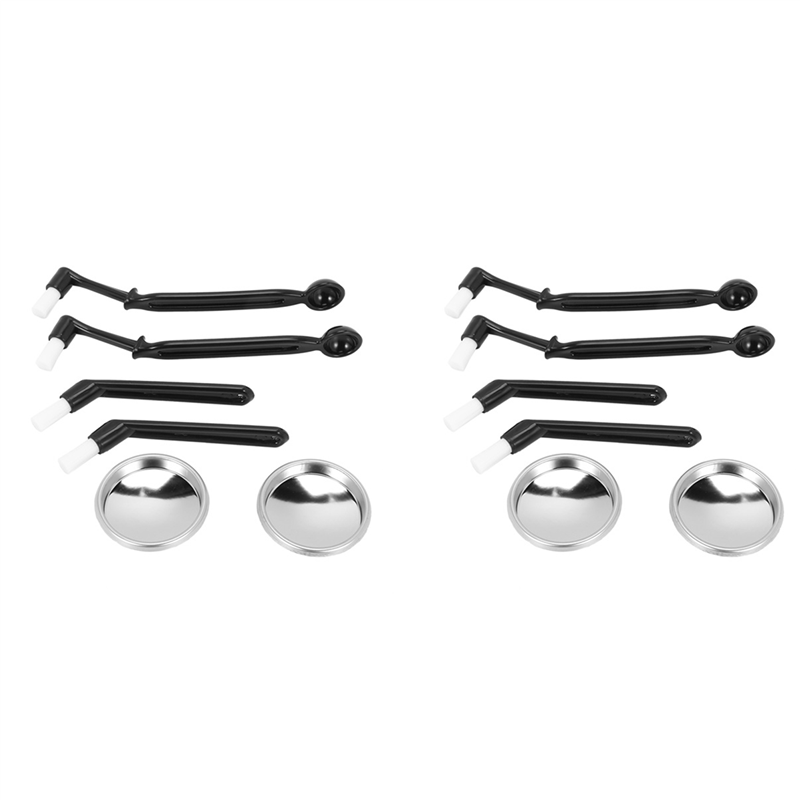ARELENE 2X Coffee Machine Cleaning Set,Coffee Machine Brush Back Flush Insert Metal Blind Filter 58 mmfor Espresso Machine