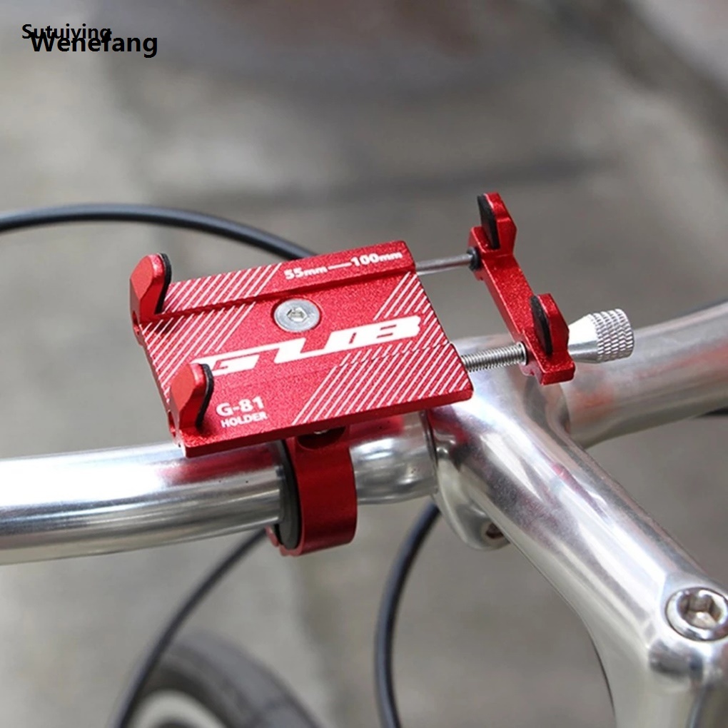 Wenefang Sutuiying Bike Phone Holder Adjustable Bracket Support Cradle 2025 New 【2025 Version】 Aluminum Alloy Handlebar Mobile Phone Clip